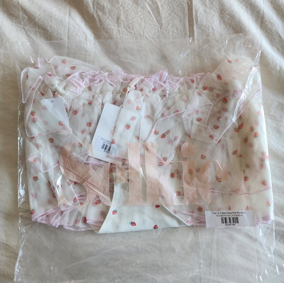 Selkie Cream and Pink Sheer Panties - Picture 2 of 2